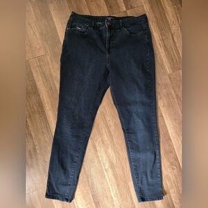 Isaac Mizrahi Dark Wask Ankle Jeans Classy Boho Revolve Tall